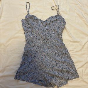 Floral print romper